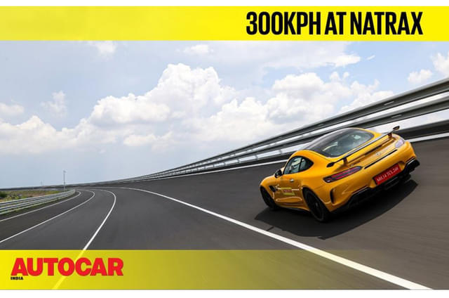 0-300kph in a Mercedes-AMG GT R at NATRAX